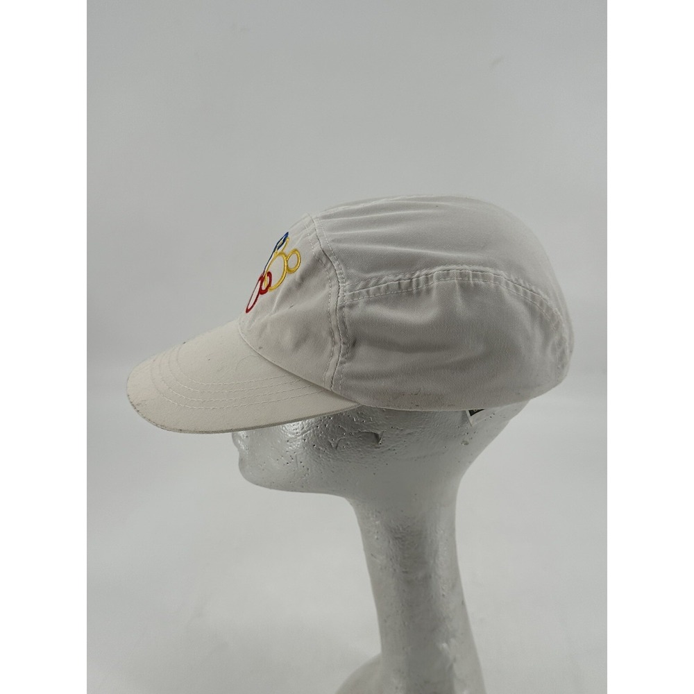 Mickey Unlimited Mickey Mouse Olympic Rings Embroidered White Baseball Cap